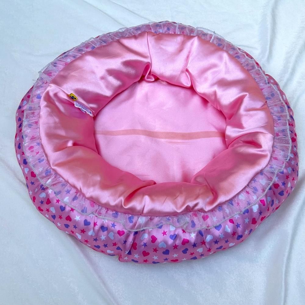 Build-A-Bear satin pet bed